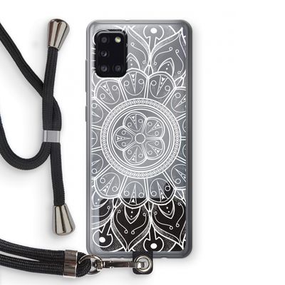 Roses Are Red: Samsung Galaxy A31 Transparant Hoesje met koord