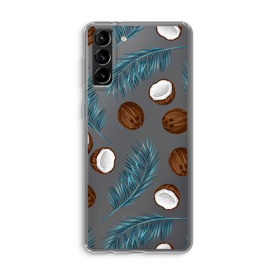 Kokosnoot roze: Samsung Galaxy S21 Plus Transparant Hoesje