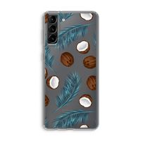 Kokosnoot roze: Samsung Galaxy S21 Plus Transparant Hoesje