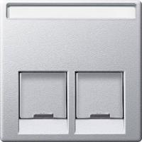 Merten MEG4574-0460 Afdekking System M Aluminium 1 stuk(s)