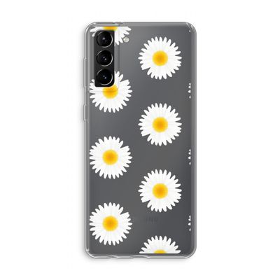 Margrietjes: Samsung Galaxy S21 Plus Transparant Hoesje