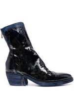 Guidi bottes en cuir verni - Bleu