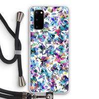 Hibiscus Flowers: Samsung Galaxy S20 Transparant Hoesje met koord