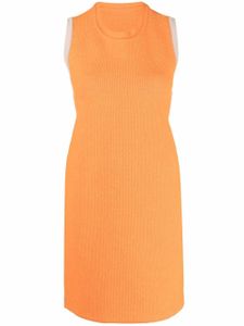 Jacquemus robe courte Sorbetto à bords contrastants - Orange