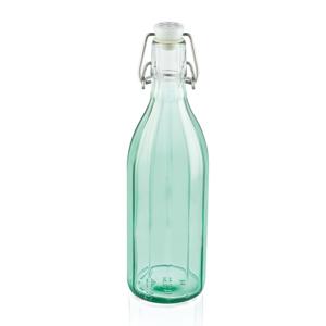 Leifheit 36322 glazen facetfles 0.5l transparant/groen