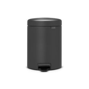 Brabantia 200489 vuilnisbak 5 l Rond Kunststof Zwart