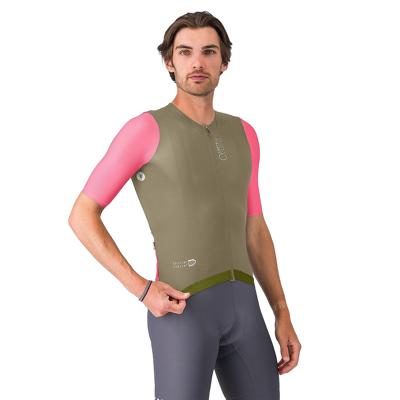 Castelli corretto jersey elmwood/rosa giro-white heren