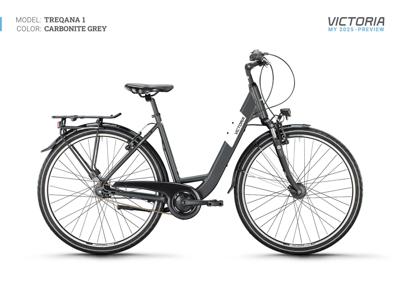 VICTORIA trekkingfiets "treqana 1" (#1) wheel treqana 1 28/55 wave 7gg carb. grey