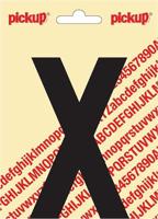 Plakletter Nobel Sticker zwarte letter X - Pickup
