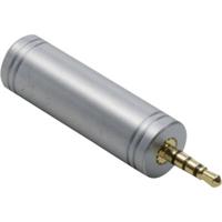 BKL Electronic 1103096 1103096 Jackplug Audio Adapter [1x Jackplug male 2,5 mm - 1x Jackplug female 3,5 mm] Goud