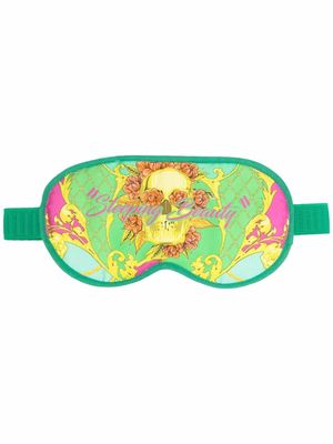 Philipp Plein masque de nuit à imprimé tête de mort - Vert