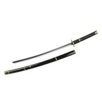 A BLACK HANDLED KATANA A BLACK HANDLED KATANA