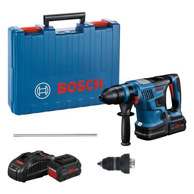 Bosch Professional GBH 18V-34 CF Accu combihamer SDS-Plus 5,8J + snelwisselboorkop 18V 8.0Ah in koffer - 0611914002