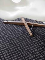 Louis de Poortere - Rond vloerkleed Trammel Structures 9247 Oppian Black - 240 rond Louis de Poortere - Rond vloerkleed Trammel Structures 9247 Oppian Black - 240 rond