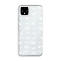 Eye pattern #3: Pixel 4 XL Transparant Hoesje