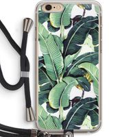 Bananenbladeren: iPhone 6 PLUS / 6S PLUS Transparant Hoesje met koord
