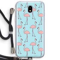 Anything Flamingoes: Samsung Galaxy J5 (2017) Transparant Hoesje met koord