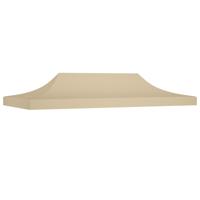 VidaXL Partytentdak 270 g/m² 6x3 m beige