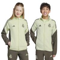 adidas Real Madrid Presentatie Trainingsjack 2025-2026 Kids Lichtgroen Grijs