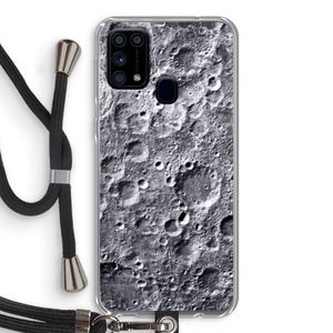 Maanlandschap: Samsung Galaxy M31 Transparant Hoesje met koord