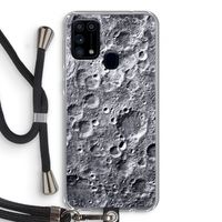 Maanlandschap: Samsung Galaxy M31 Transparant Hoesje met koord