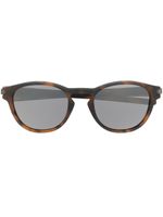 Oakley lunettes de soleil Latch à effet écaille de tortue - Marron