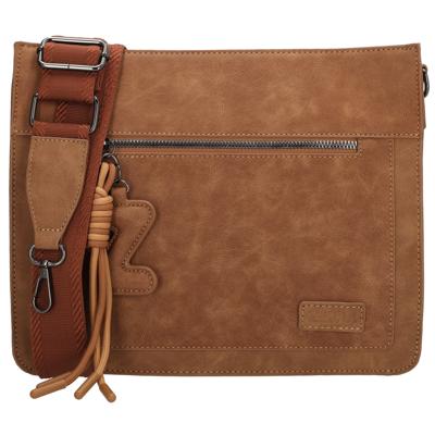 Zebra Trends Schoudertas Rosalyn Bruin