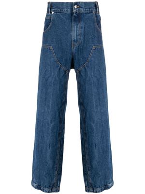Paura jean ample à taille haute - Bleu