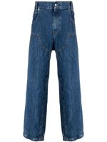 Paura jean ample à taille haute - Bleu
