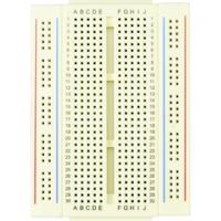 TRU COMPONENTS Breadboard Verschuifbaar Totaal aantal polen 400 (l x b x h) 86.5 x 64.5 x 8.5 mm 1 stuk(s)