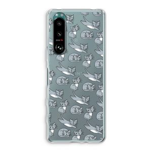 Poezen: Sony Xperia 5 III Transparant Hoesje