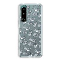 Poezen: Sony Xperia 5 III Transparant Hoesje