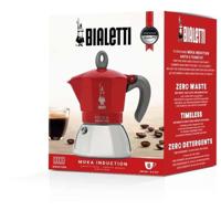 Italiaans koffiezetapparaat - BIALETTI - NEW MOKA INDUCTION - 6 kopjes - 0,28 L - Rood