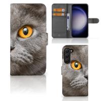 Telefoonhoesje | Met pasjeshouder | Samsung Galaxy S23 Plus Britse Korthaar