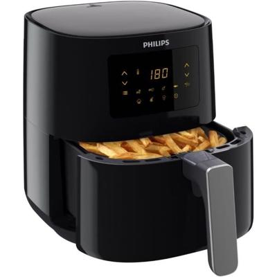 Olievrije friteuse - PHILIPS - Airfryer L HD9252/70 Serie 3000 - 4,1 L - 4 personen - 7 presets - Zwart