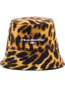 Stella McCartney bob imprimé à logo 2021 - Jaune