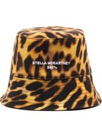 Stella McCartney bob imprimé à logo 2021 - Jaune