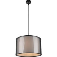 LED Hanglamp - Hangverlichting - Trion Bidon - E27 Fitting - 1-lichts - Rond - Mat Zwart - Aluminium - thumbnail