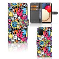 Samsung Galaxy A03s | Wallet Case | met Pasjes | Punk Rock