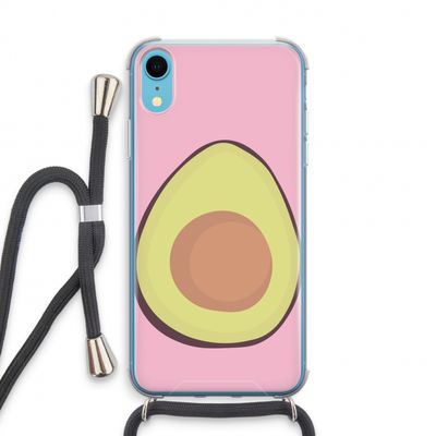 Avocado: iPhone XR Transparant Hoesje met koord