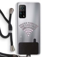 Home Is Where The Wifi Is: Xiaomi Mi 10T 5G Transparant Hoesje met koord