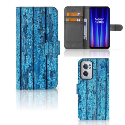OnePlus Nord CE 2 | Book Style Case | Wood Blue