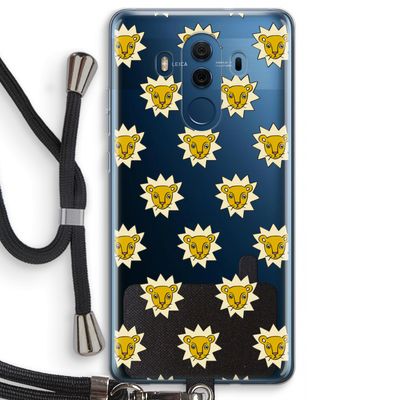 Leeuwenkoppen: Huawei Mate 10 Pro Transparant Hoesje met koord