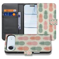 Ananas Hoesje Voor iPhone Air | Book Case | Portemonnee hoesje