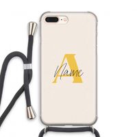 Amber Script: iPhone 7 PLUS Transparant Hoesje met koord
