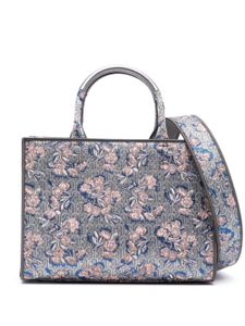 Furla sac cabas à motif monogrammé - Gris