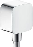 Hansgrohe FixFit muuraansluitbocht met terugslagklep, chroom