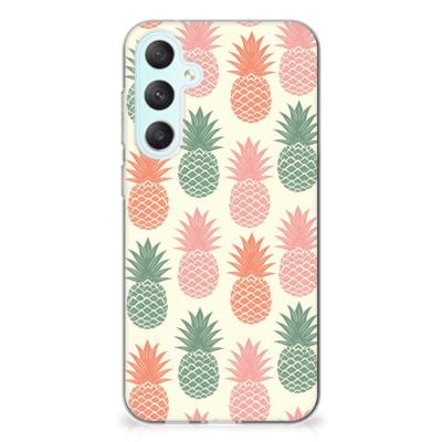 Samsung Galaxy S23 FE | Siliconen Case | Ananas Samsung Galaxy S23 FE | Siliconen Case | Ananas