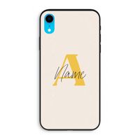 Amber Script: iPhone XR Biologisch afbreekbaar hoesje