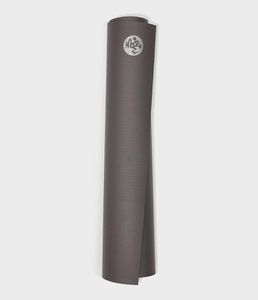 Manduka Yogamat GRP Rubber Steel Grey - Grijs 4 mm – Hot Yoga – 180 x 66 cm